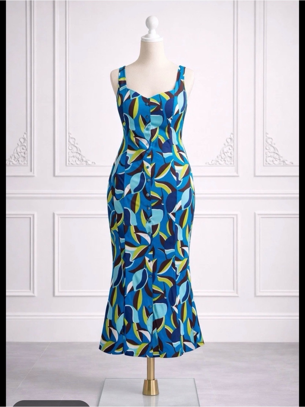 Marina Rinaldi DUO button Down Midi dress Persona Line - NWT- 18